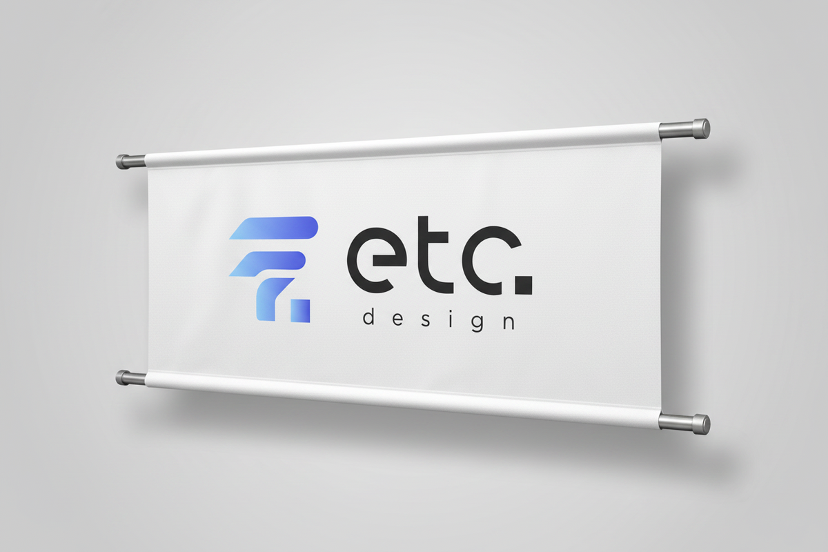 Banner fosco 440g UV com Tubete
