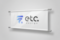 Banner brilho 440g UV com Tubete