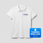 Camisa Polo Baby Look Personalizada